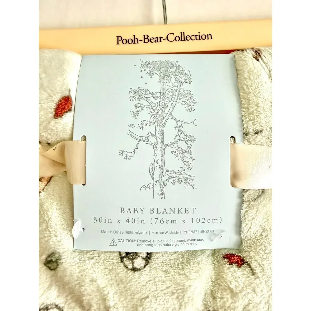 New Pooh Bear Collection Winnie The Pooh Sports Baby Blanket 30